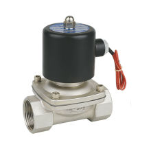 2WB 25 1 pulgada agua solenoide válvula inoxidable acero agua válvula eléctrica solenoide de agua válvula de